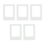 cadres photo aimants couleurs violet rose bleu moderne minimaliste cartes postales