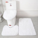 tapis toilette ensemble peluche douce moderne beige gris rose noir vert orange violet blanc