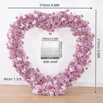 Arche fleurs rose romantique décoration extérieure mariage anniversaire événement table