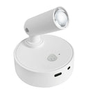 lampe led rechargeable aimantée projecteur mural blanc moderne interrupteur tactile charge usb type chambre