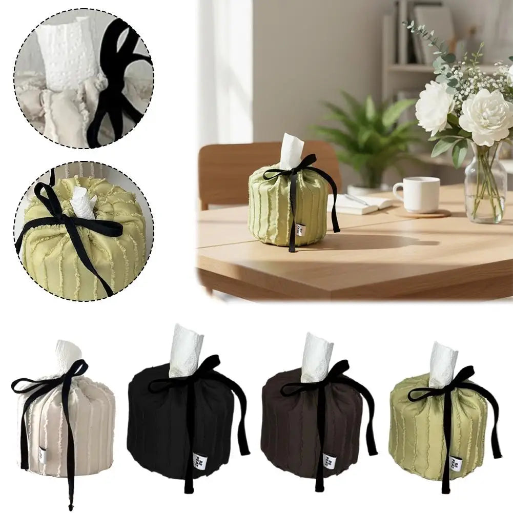 Sac mouchoirs soie rayures franges moderne noir beige clair foncé mouchoirs blancs