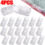 clips sacs transparent rose bleu clips lit support drap couette pratique moderne invisible