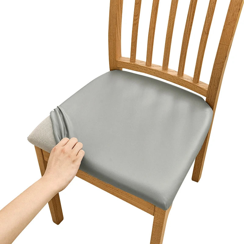 coussin chaise moderne gris tissu polyester unisexe confortable salle manger salon