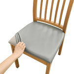 coussin chaise moderne gris tissu polyester unisexe confortable salle manger salon