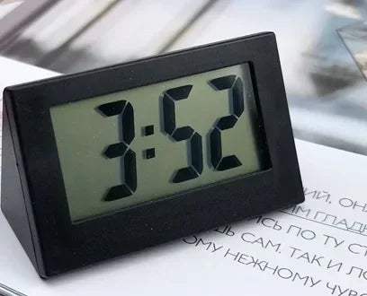 horloge électronique moderne température humidité alarme batterie 12 24h noir blanc rose