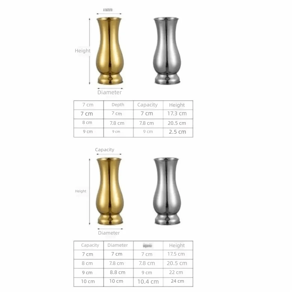 vases émaillés or argent élégants classiques brillants fleurs maison jardin
