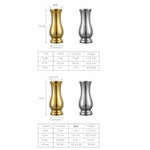 vases émaillés or argent élégants classiques brillants fleurs maison jardin