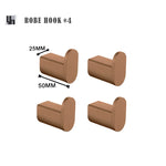 ensemble accessoires salle bain mural or rose acier inoxydable porte serviette savon brosse