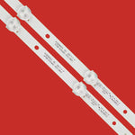 bande led blanc rectiligne moderne clips fixation 585mm tension 3v