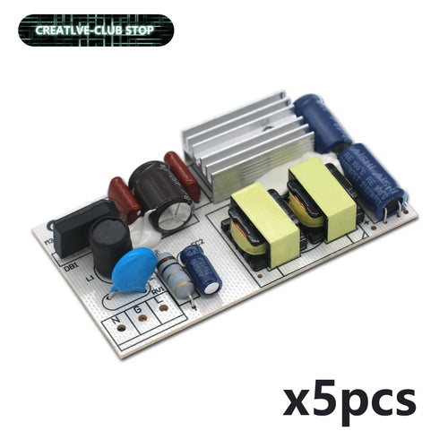 ampoule led driver 30 50w dc40 80v gris métallique condensateurs transformateur diodes industrielle