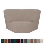 couvre siege angle marron rayures horizontales moderne elastique adhésif polyester jacquard machine linge automne
