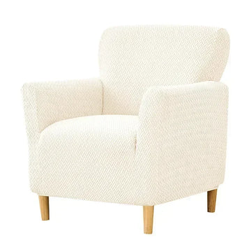 Fauteuil couverture jacquard extensible polyestère moderne gris vert rouge noirextérieurintérieurmachine