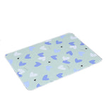 tapis absorbant imperméable dessin animé motifs floraux coeurs moderne confortable enfants adultes gris blanc