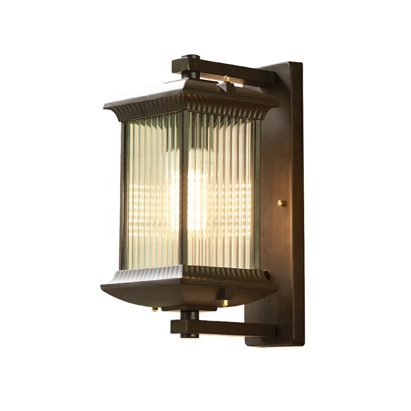 lampe murale transparente classique noire entrée chambre étude salle bain