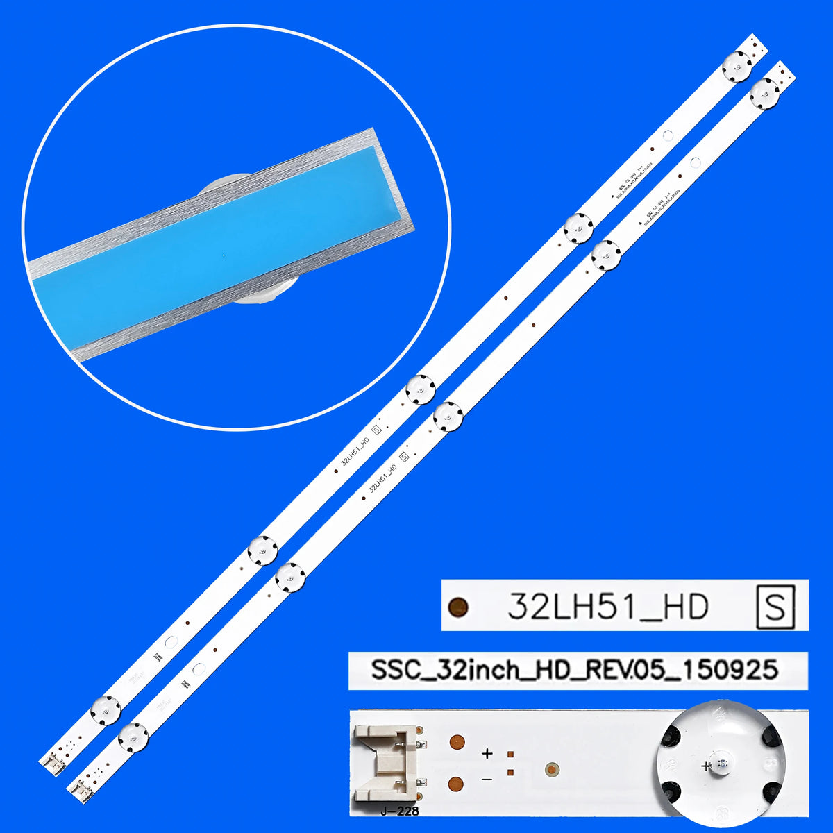 barre lumineuse led blanc bleu moderne fixée connecteurs électriques boutons fixation kit 10 pcs