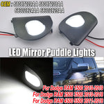lampe led miroir voiture noir diodes clips câbles modernes dodge ram 1500 2500 3500