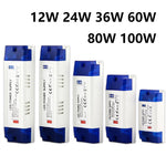 transformateur led 12v 24v 12w 24w 36w 60w 100w alimentation constante ac110v 240v bleu