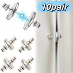 clips magnétiques rideaux argenté moderne adhésifs réglables pvc accessoire fenêtre fixations