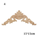 appliques decoratives bois floral sculptees baroques naturelles decoration murale farmhouse classic