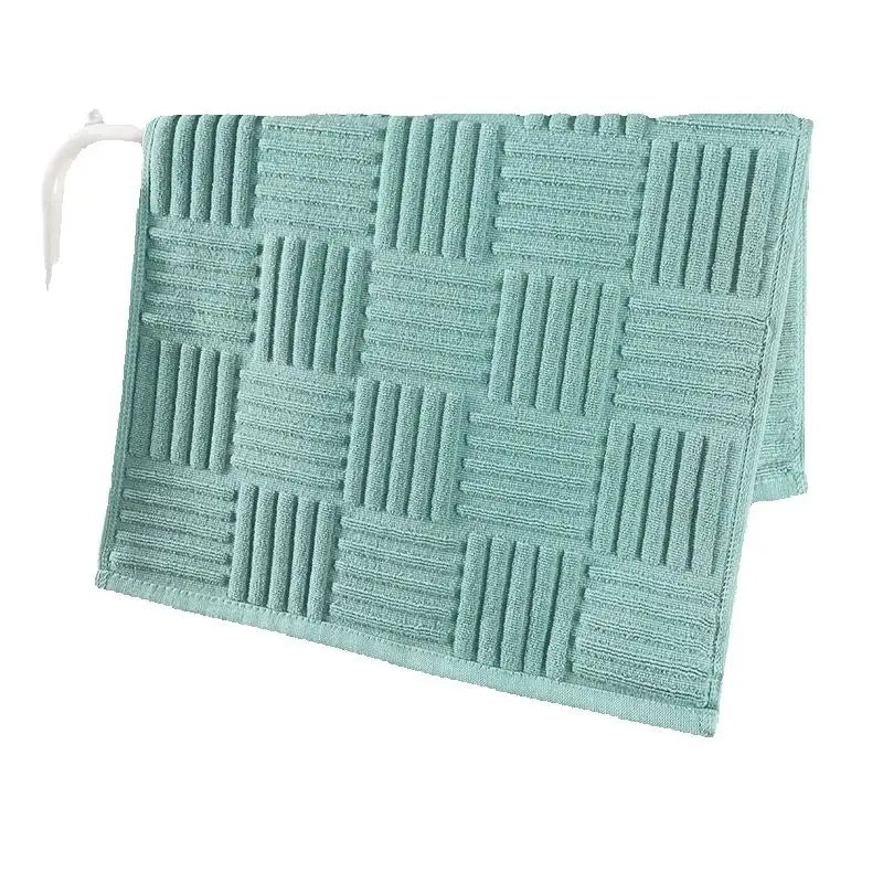 gant cuisine coton rayures vertes gris bleu beige absorption rapide anti dérapant moderne crochet