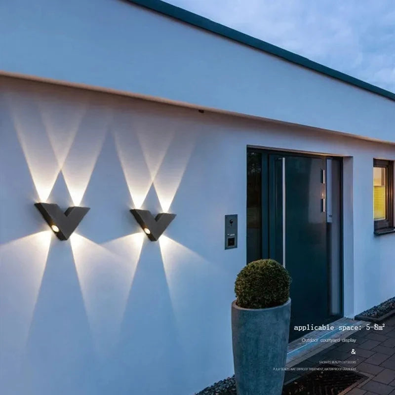 applique murale led noir contemporaine 4w 6w 7w interrupteur bouton geometrique simple