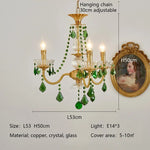 lustre cuivre poli cristal doré classique baroque chandelier led 10 têtes