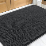 tapis antidérapant absorbant boueux porte moderne gris boules rapide sécher