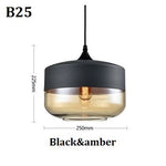 Suspension lumineuse moderne verre translucide câble noir salon chambre