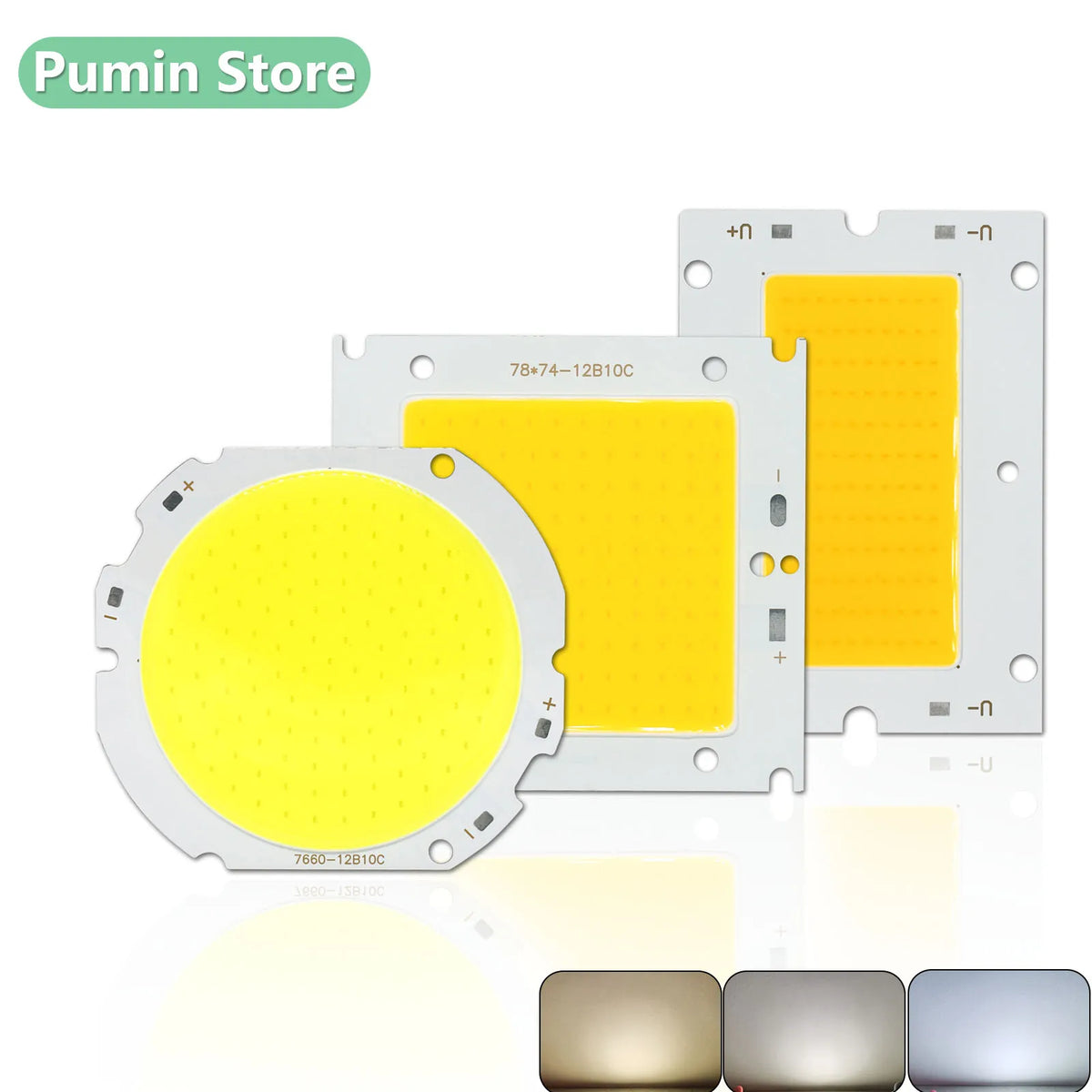 lampe led 50w blanc froid neutre chaud moderne opacité mat 76x74mm 80x31mm dc30v
