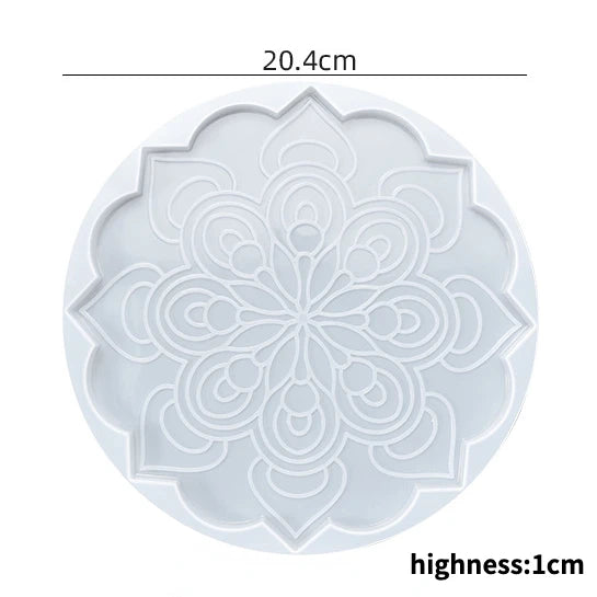 moule silicone floral mandala deco gâteau art deco symétrique cuisine