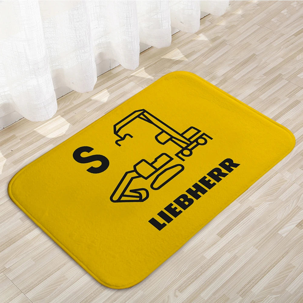 tapis moderne antidérapant polyester mousse pe couloir porte sol rayures florales blanc noir jaune