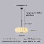 lampe suspendue moderne blanche rayures horizontales salon restaurant led 40cm 50cm