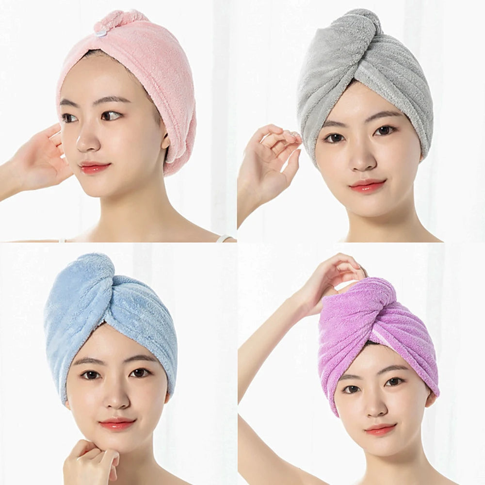serviettes microfibre absorbantes couleurs gris rose bleu clair modernes clips fixation rapide toilette 66x25cm