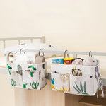 sac rangement mural gris clair cactus moderne pratique crochets métalliques poignées compartments tridimensionnel