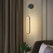 lampe murale moderne led noir doré minimaliste texture géométrique adjustable