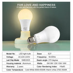 ampoule led 6w 9w 12w 15w 18w e27 blanc moderne haute luminosité 2000 lumens