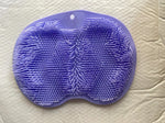 brosse massage dos pieds ventouse tapis bain douche exfoliation éponge rose bristles moderne sanitaire