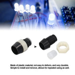 connecteurs câble noir blanc moderne diy électronique fixations bouchons écrous