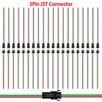 connecteur led jst broches noir câbles multicolores plat certification