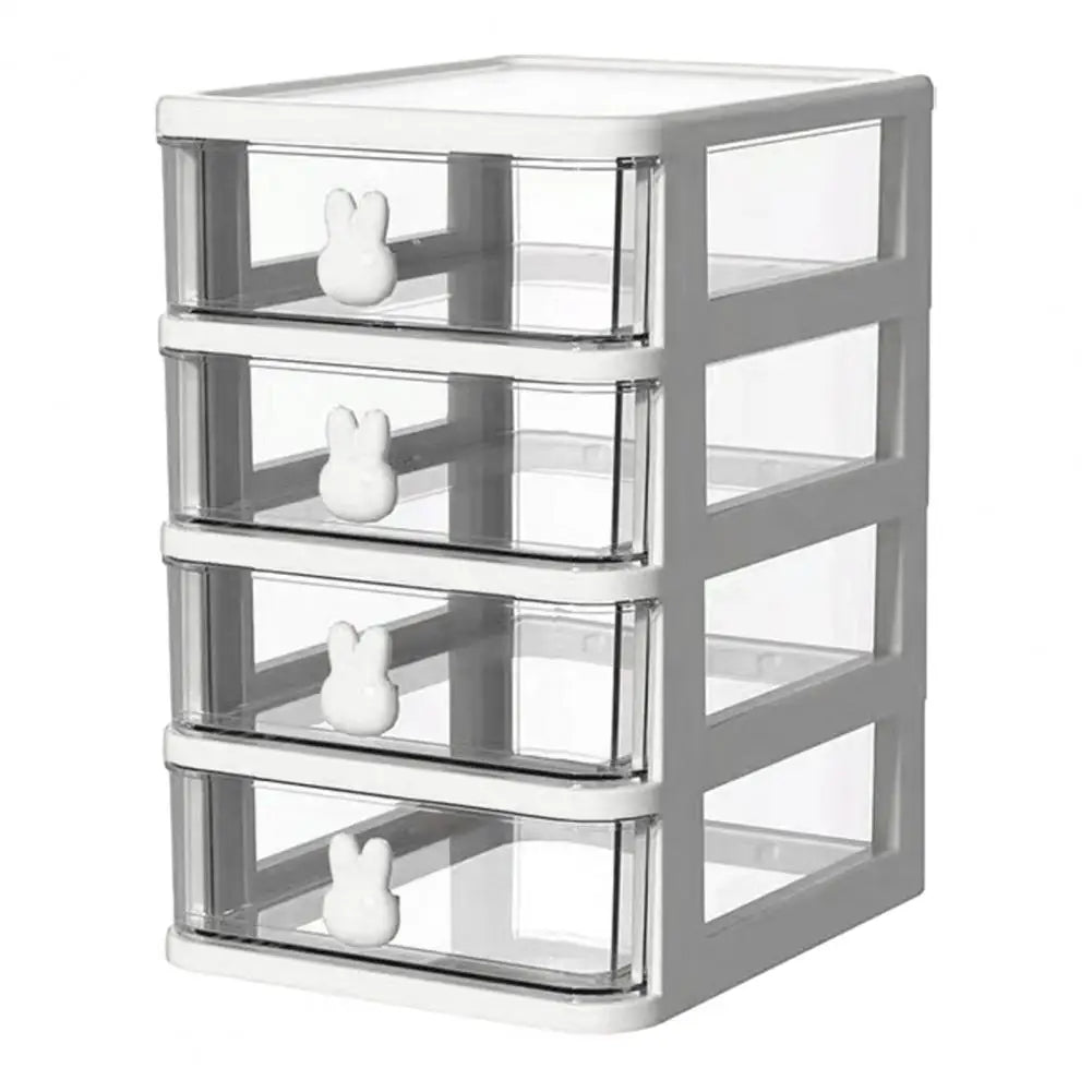 organisateur moderne rose clair transparent tiroirs plastique respectueux environnement multifonctionnel