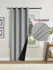 rideau blackout texturé gris noir moderne tringleintérieur isolation dimension variable