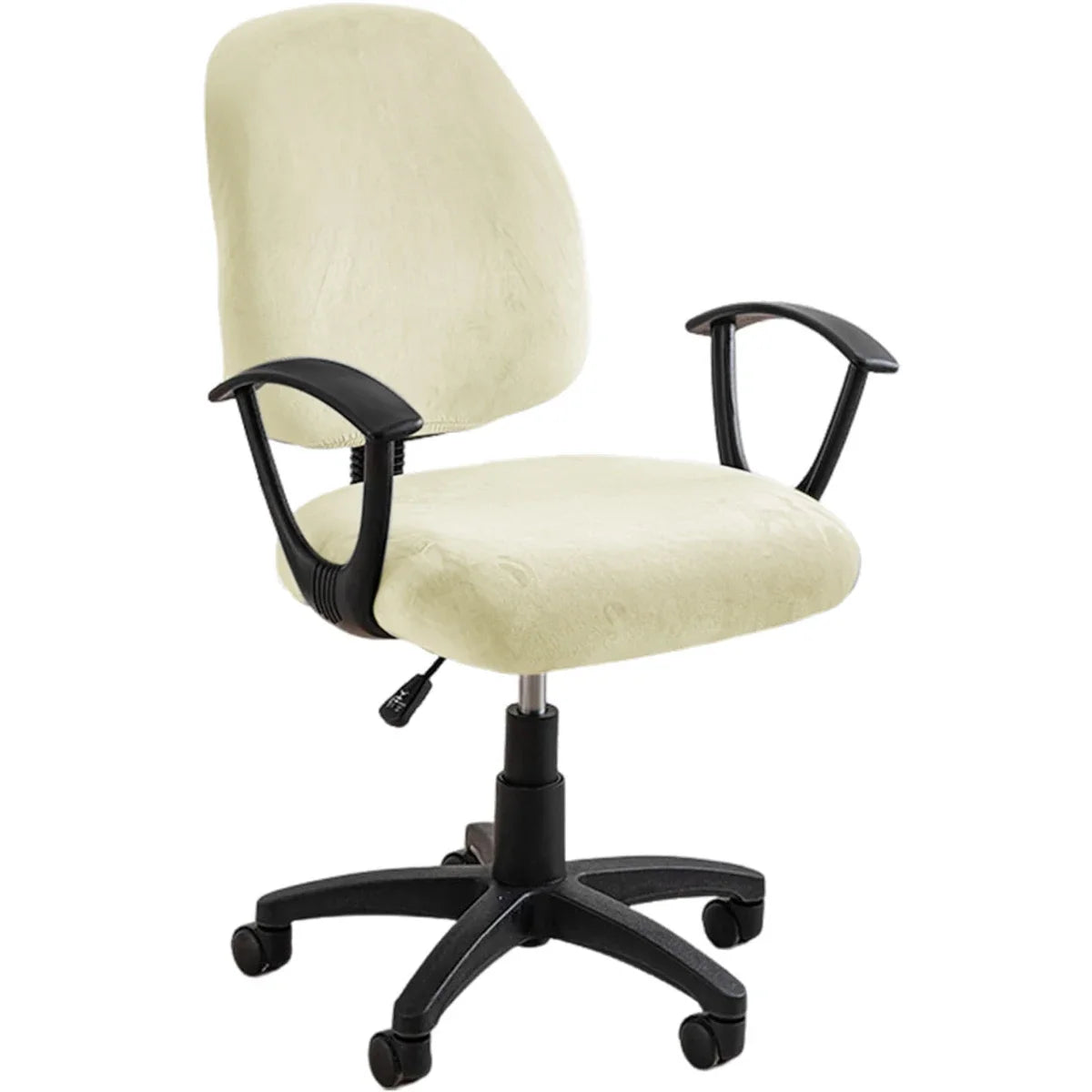 housse chaise velours moderne beige gris fixations vis coussins