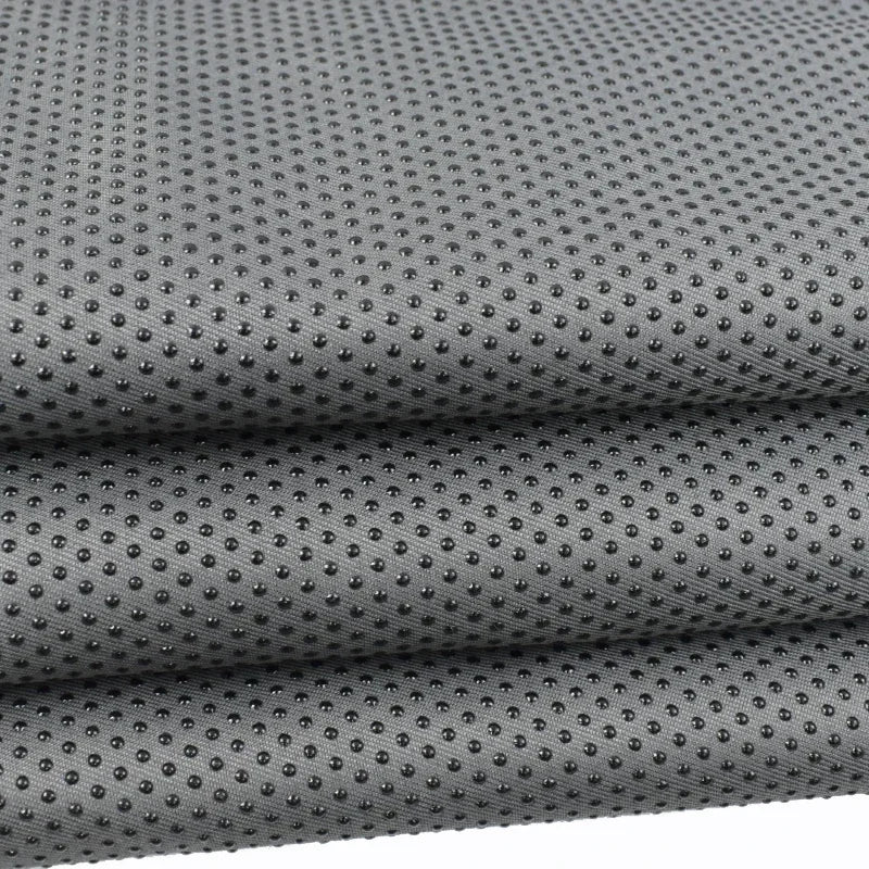tissu antidérapant polyester acrylique blanc noir bleu gris moderne perforations 150cm non slip
