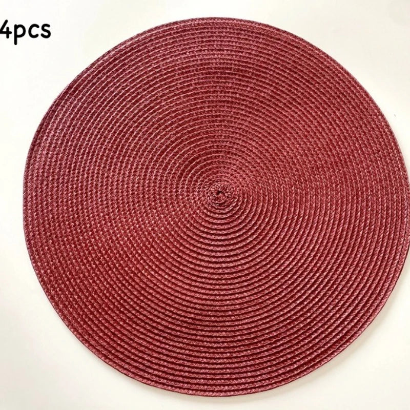 tapis table tissé spirale moderne noir gris vert olive bleu marine rouille