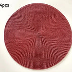 tapis table tissé spirale moderne noir gris vert olive bleu marine rouille