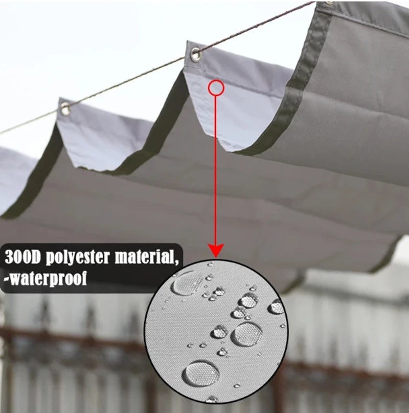 filet protection solaire beige rayures horizontales moderne opaquesextérieur
