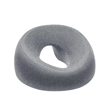 oreiller ergonomique mousse mémoire forme coussin cervical massage lit repos confort texture douce gris