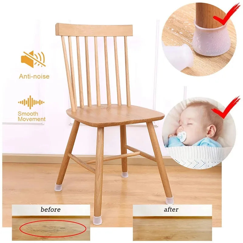 protège meubles adhésifs anti dérapants transparents opaques modernes sols chaises canapés