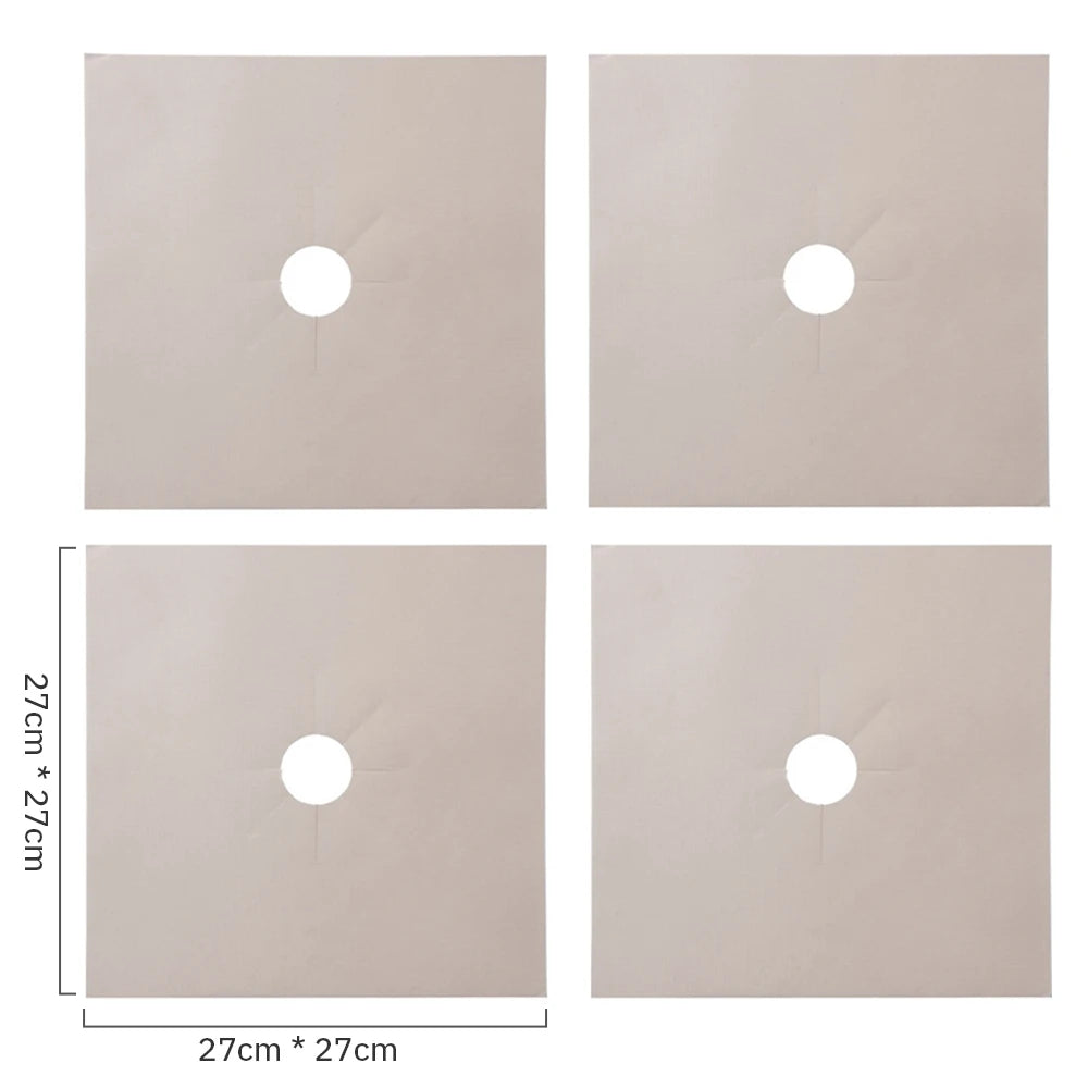 protège plaque cuisinière adhésif moderne noir respectueux environnement 27cm 27cm