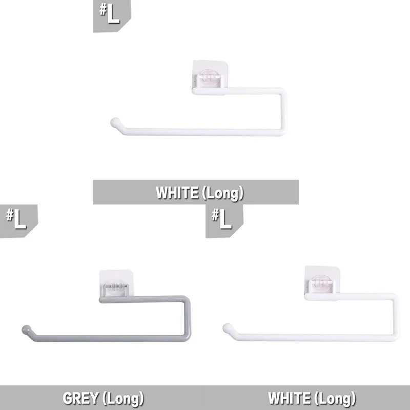 porte serviettes mural blanc motif carottes chats adhésif moderne cuisine salle bain tissue holder